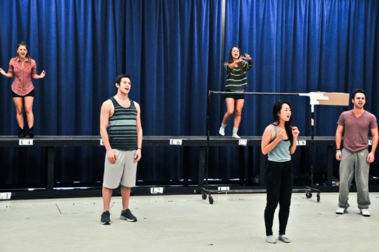 Bare – Rehearsal – Sara Kapner – Casey Garvin – Elizabeth Judd – Alice Lee – Michael Tacconi