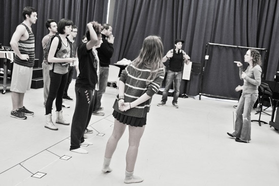 Bare – Rehearsal – cast – Lynne Shankel