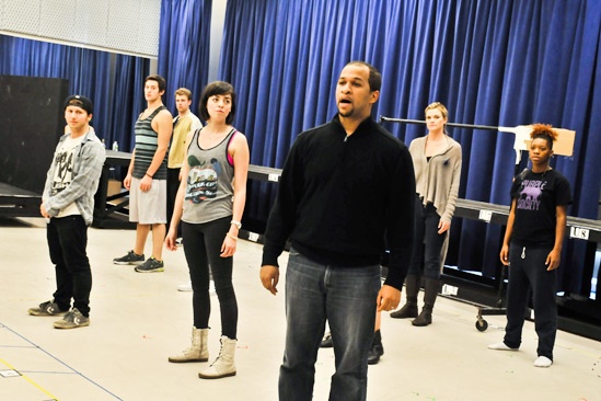 Bare – Rehearsal – cast - Jerold Solomon