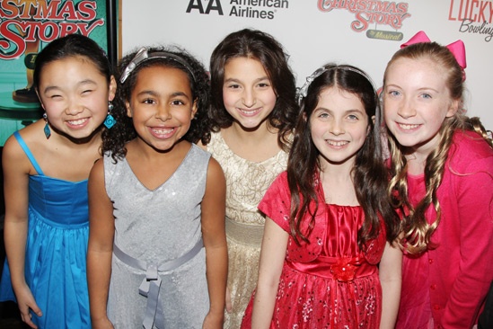 ‘A Christmas Story’ Opening Night — Sarah Min-Kyung Park — Grace Capeless — Analise Scarpaci — Beatrice Tulchin — Zoe Considine