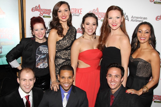 ‘A Christmas Story’ Opening Night — Kirsten Wyatt — Lara Seibert — Mara Newberry — Lindsay O’Neil — Tia Altinay — Nick Gaswirth — Thay Floyd — Mathew deGuzman