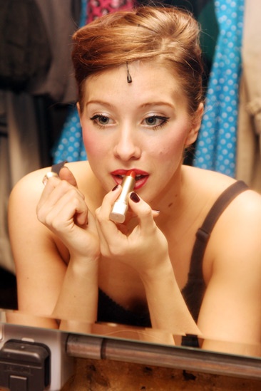 Backstage at ‘Sweet Smell of Success’ — Zoe Doano