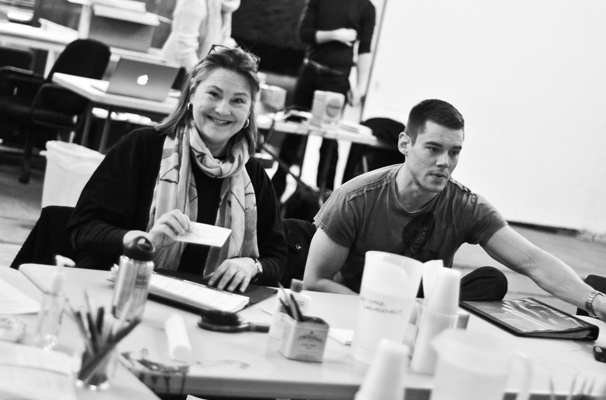‘The Glass Menagerie’ Rehearsal — Cherry Jones — Brian J. Smith