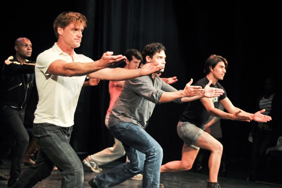 Hit the Wall Rehearsal- Sean Allan Krill  - Matthew Greer- Arturo Soria- Nathan Lee Graham- Ben Diskant