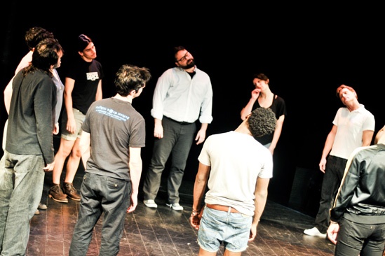 Hit the Wall Rehearsal- The Cast 