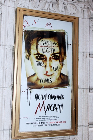 Alan Cumming Macbeth marquee – Alan Cumming