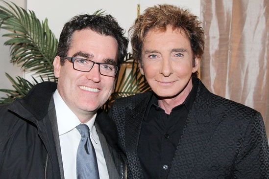 Celebs at Manilow on Broadway – Barry Manilow – Brian d’Arcy James 