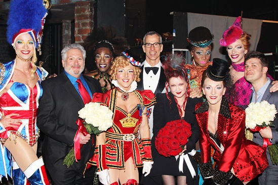 Kinky Boots Opening-  Harvey Fierstein- Jerry Mitchell- Cyndi Lauper- Stephen Oremus- The Angels