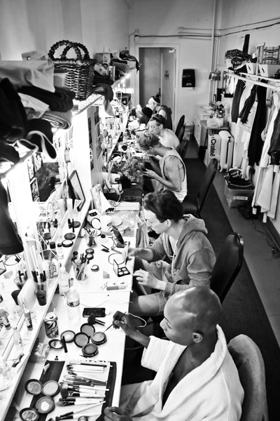 Kinky Boots Backstage- Kevin Smith Kirkwood- Charlie Sutton- Kyle Post- Stephen Carrasco- Kyle Taylor Parker- Paul Canaan
