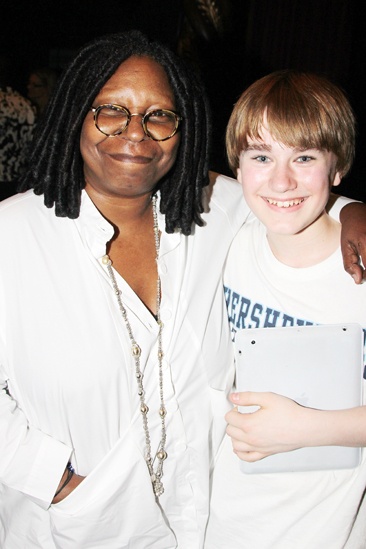 Pippin – Whoopi Backstage Visit – Whoopi Goldberg – Andrew Cekala