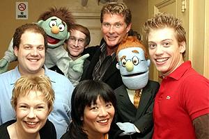 Celebs at Avenue Q - David Hasselhoff - cast