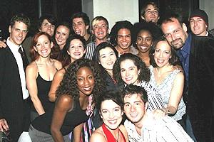 Pawk/Dossett Mamma Mia party - ensemble