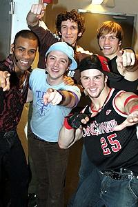 Spamalot Stars at Altar Boyz - Nick Sanchez - Danny Calvert - Dennis Moench - James Royce Edwards - Scott Porter