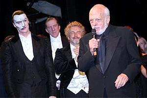 Phantom Record Breaking Party - Hal Prince (curtain)
