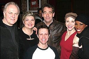 Huey Lewis and Charlotte d'Amboise Depart Chicago - PJ Benjamin - Debra Monk - Huey Lewis - Charlotte d'Amboise - Brenda Braxton - R. Lowe