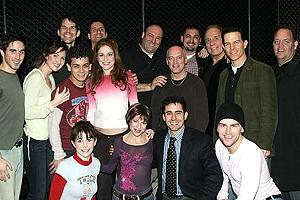 James Gandolfini at Jersey Boys - Jame Gandolfini and cast