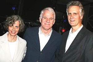 Steve Martin at Jersey Boys - Laurel Strong - Steve Martin - Ed Strong