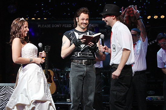 Rock of Ages wedding – Sharyn Krum – Mitch Jarvis – Paul Fontana vows