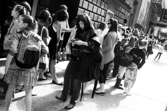 Billy Elliot Ballet Girls Open Call – exterior line-up