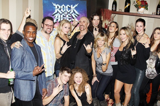 Dee Snider Rock of Ages opening night – ROA Cast