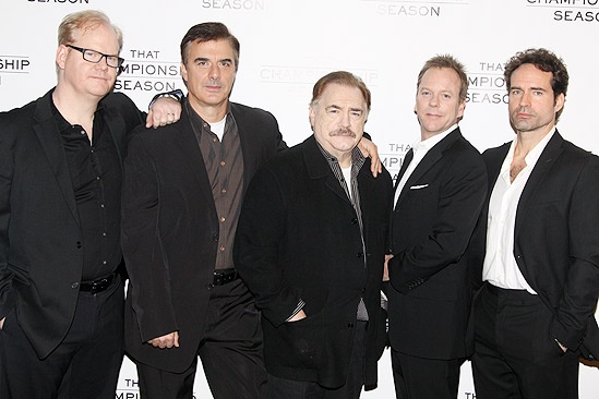 Championship season meet and greet – Jim Gaffigan – Chris Noth – Brian Cox – Kiefer Sutherland – Jason Patric. 