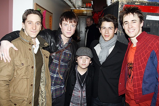 Nick Jonas Spidey - Luther Creek - James Matthew James Thomas - Frankie Jonas- Nick Jonas - Reeve Carney