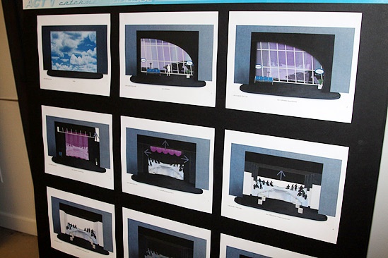 Catch Me If You Can First Rehearsal – set sketches