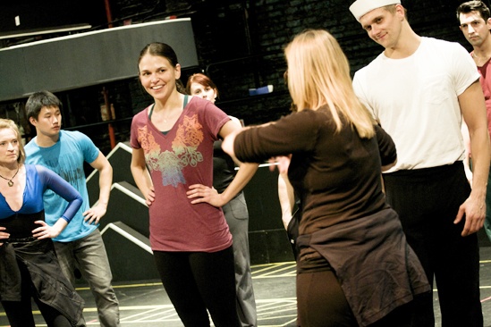 Anything Goes in Rehearsal – Sutton Foster – Kathleen Marshall