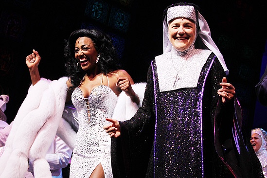 Sister Act Opening Night –  Patina Miller – Victoria Clark 