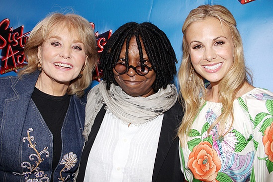 Sister Act Opening Night –  Barbara Walters -  Whoopi Goldberg – Elizabeth Hasselbeck