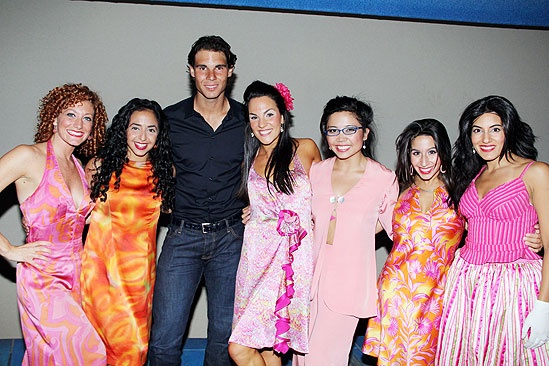 Novak Djokovic and Rafael Nadal at Mamma Mia – Rafael Nadal – ensemble