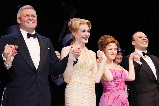 <i>Follies</i> opening night – Ron Raines – Jan Maxwell – Bernadette Peters – Danny Burstein 
