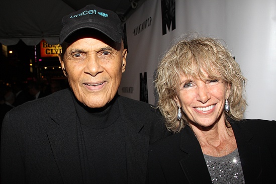 Mountaintop opens – Harry Belafonte – wife Pamela Frank