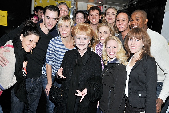 Debbie Reynolds at <i>Follies</i> - Debbie Reynolds and the cast of <i>Follies</i>