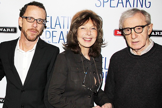 <i>Relatively Speaking</i> Opening Night -  Ethan Coen – Elaine May – Woody Allen 