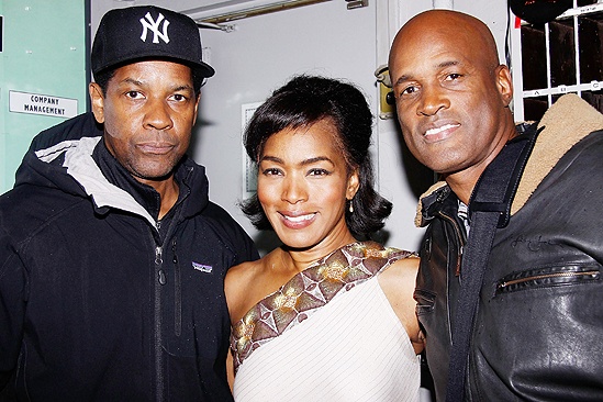 Denzel Washington at <i>The Mountaintop</i> - Denzel Washington – Angela Bassett – Kenny Leon 