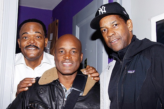 Denzel Washington at <i>The Mountaintop</i> - Samuel L. Jackson – Kenny Leon – Denzel Washington 