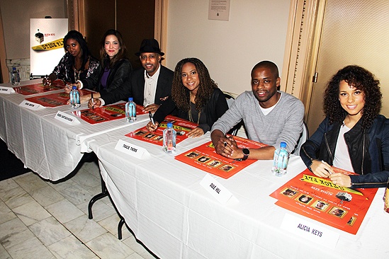 <i>Stick Fly</i> Poster Signing – Condola Rashad – Rosie Benton – Ruben Santiago-Hudson – Tracie Thoms – Dule Hill – Alicia Keys 