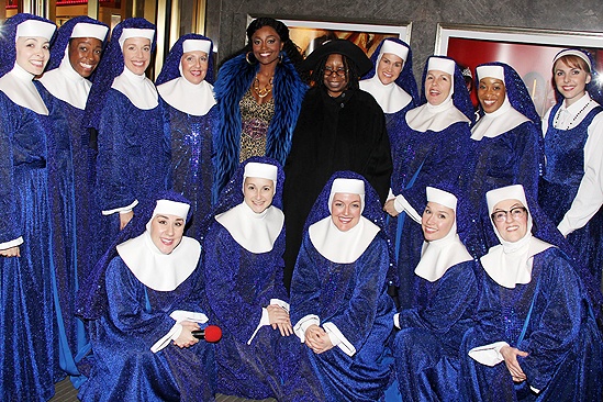 <i>Sister Act</I> at Macy’s – Patina Miller – Whoopi Goldberg – the cast of <i>Sister Act</i>