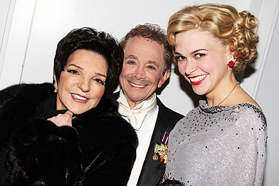Liza Backstage at Anything Goes - Liza Minnelli - Joel Grey - Sutton Foster 
