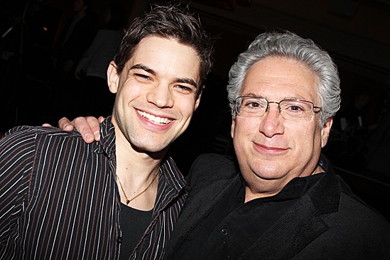 Newsies- Jeremy Jordan and Harvey Fierstein