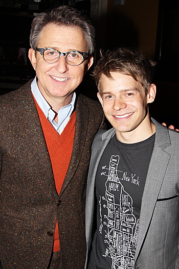 Newsies- Thomas Schumacher and Andrew Keenan-Bolger and 