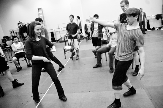 Newsies- Kara Lindsay and Jess LeProtto
