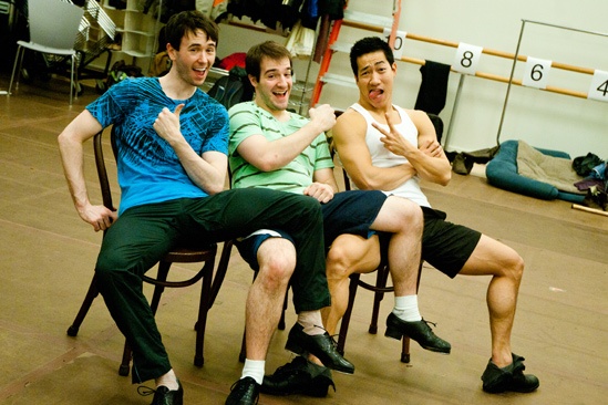 Newsies- Garett Hawe, Evan Kasprzak and Alex Wong