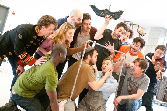 Peter and the Starcatcher Rehearsal – The Company sets sail