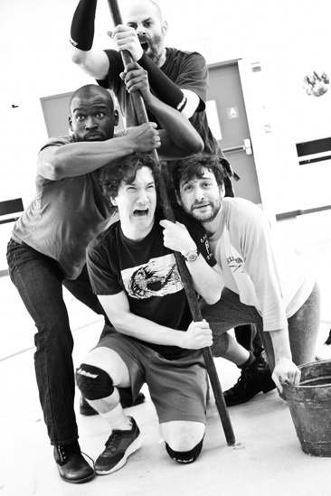 Peter and the Starcatcher Rehearsal – Isaiah Johnson – Carson Elrod – Matt D’Amico – Teddy Bergman 