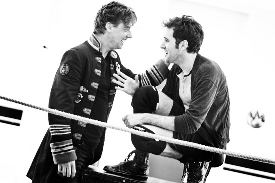 Peter and the Starcatcher Rehearsal – Christian Borle – Adam Chanler-Berat