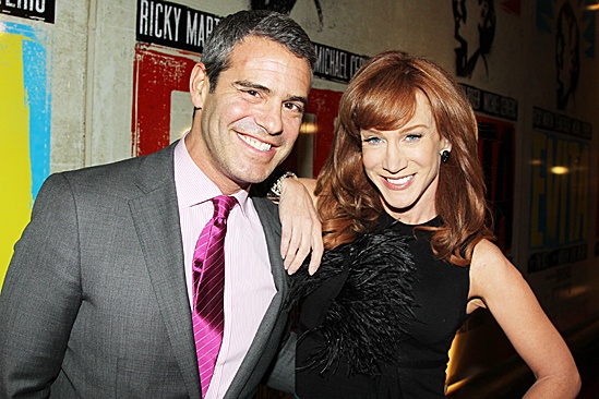 Evita – Opening – Andy Cohen – Kathy Griffin