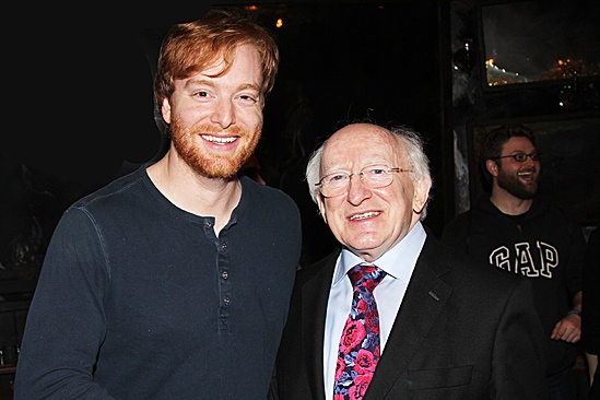Irish President Visits Once –  David Abeles – Michael D. Higgins