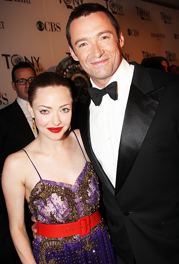 2012 Tony Award Best Pairs- Amanda Seyfried- Hugh Jackman